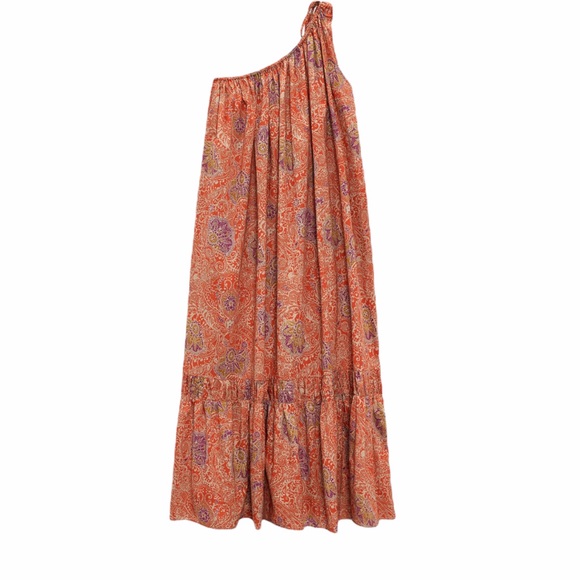 Zara Dresses & Skirts - Zara printed asymmetric dress